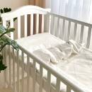 Set lenjerie de schimb pentru patut bebe 3 piese Velvet milky (4)